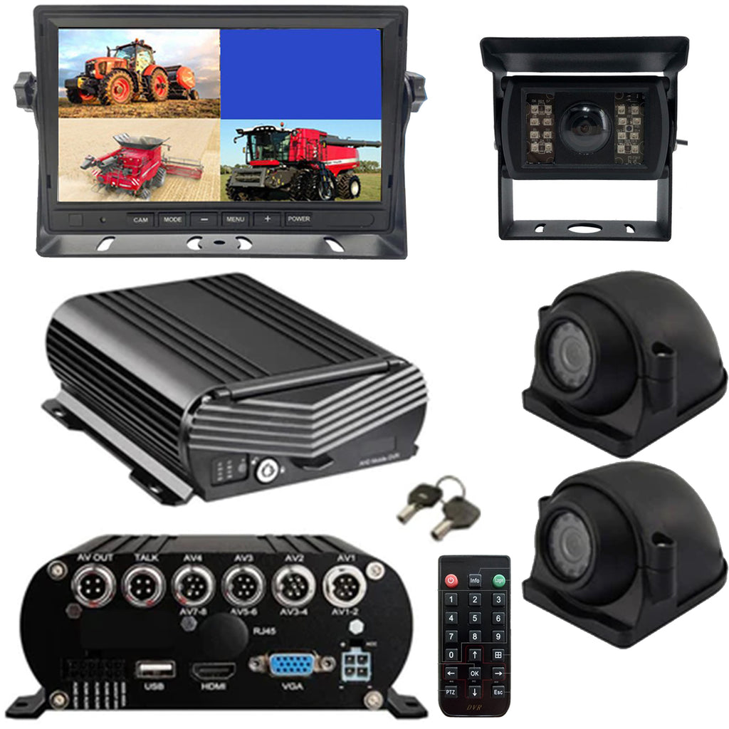 Agri-Farming LiveEye 1-4 Cam Live Streaming 4G/WiFi Dash Cam System - View 1 to 4 Cams from Anywhere in The World