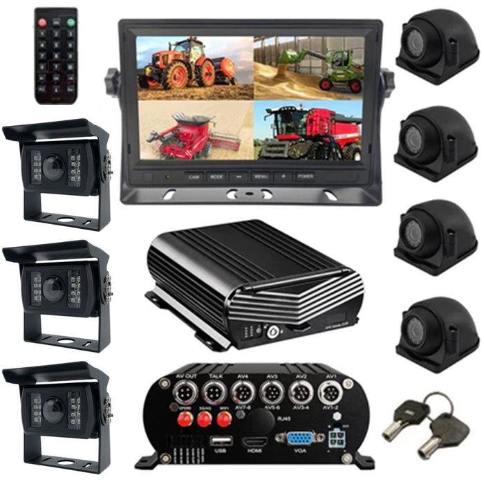 Agri-Farming LiveEye 1-4 Cam Live Streaming 4G/WiFi Dash Cam System - View 1 to 4 Cams from Anywhere in The World
